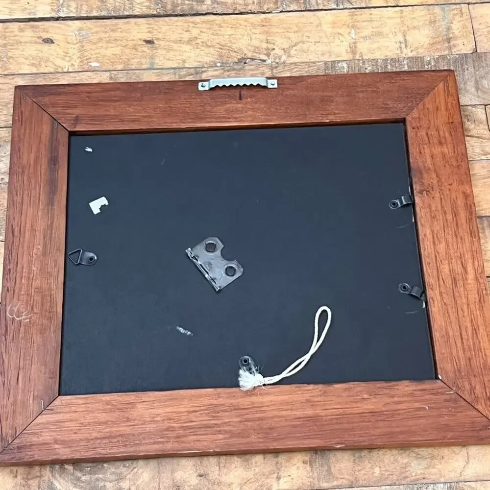 Mid-Century Modern Style Wooden Photo Frame 9.5